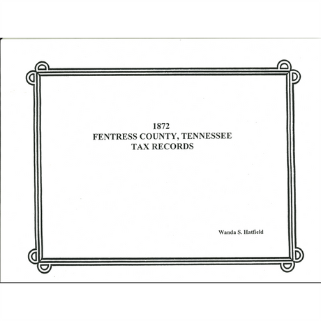 1872 Fentress County, Tennessee Tax List