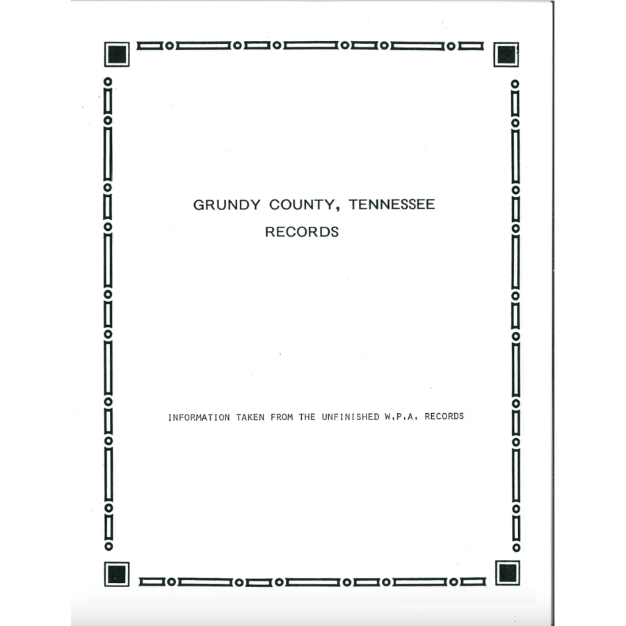 Grundy County, Tennessee WPA Records