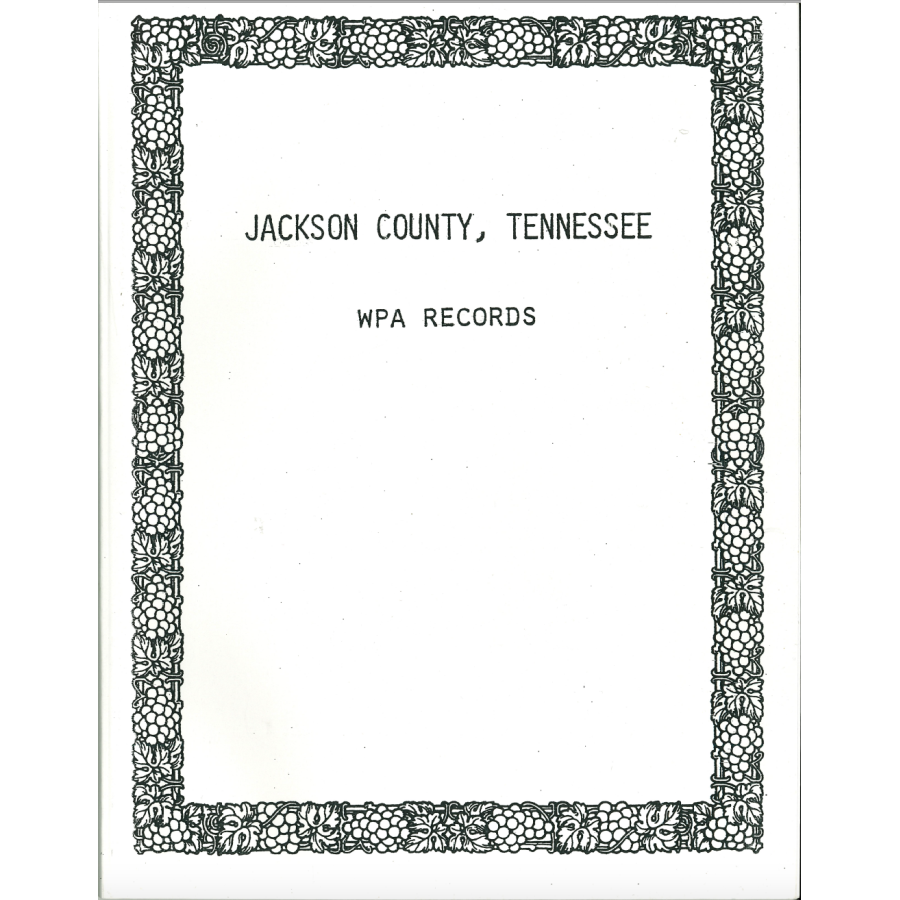 Jackson County, Tennessee WPA Records