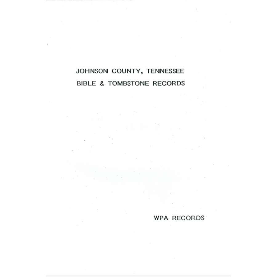 Johnson County Bible and Tombstone Records