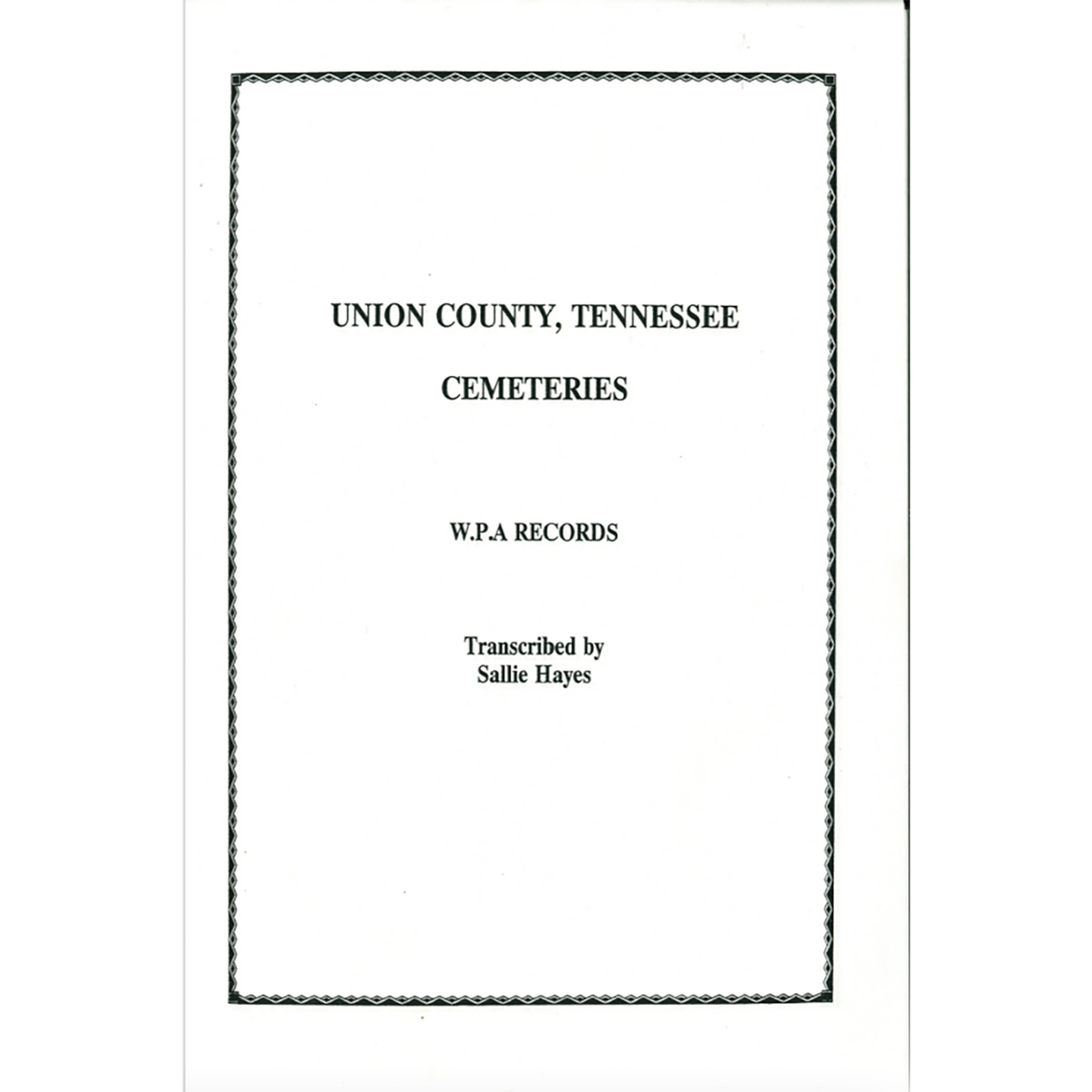 Union County, Tennessee Cemeteries