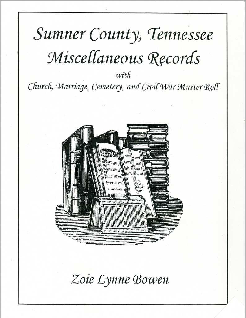 Sumner County, Tennessee Miscellaneous Records