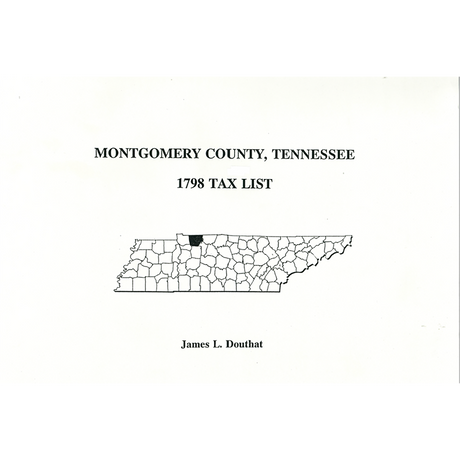 1798 Montgomery County, Tennessee Tax List