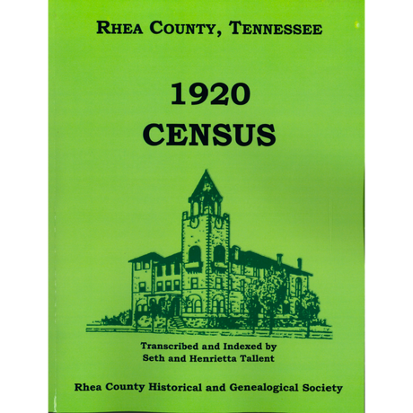 1920 Rhea County, Tennessee Census
