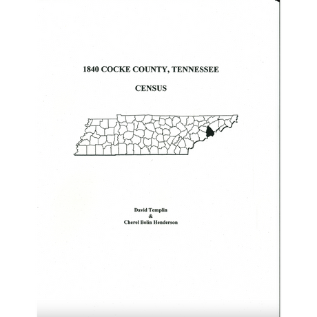 1840 Cocke County, Tennessee Census