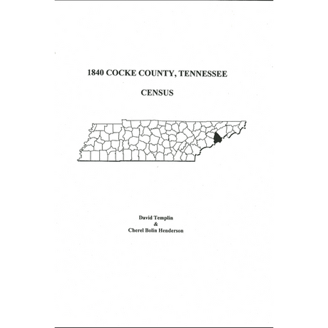1850 Cocke County, Tennessee Census