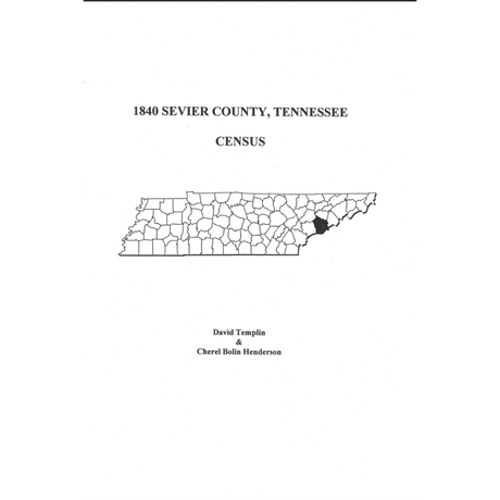 1840 Sevier County, Tennessee Census