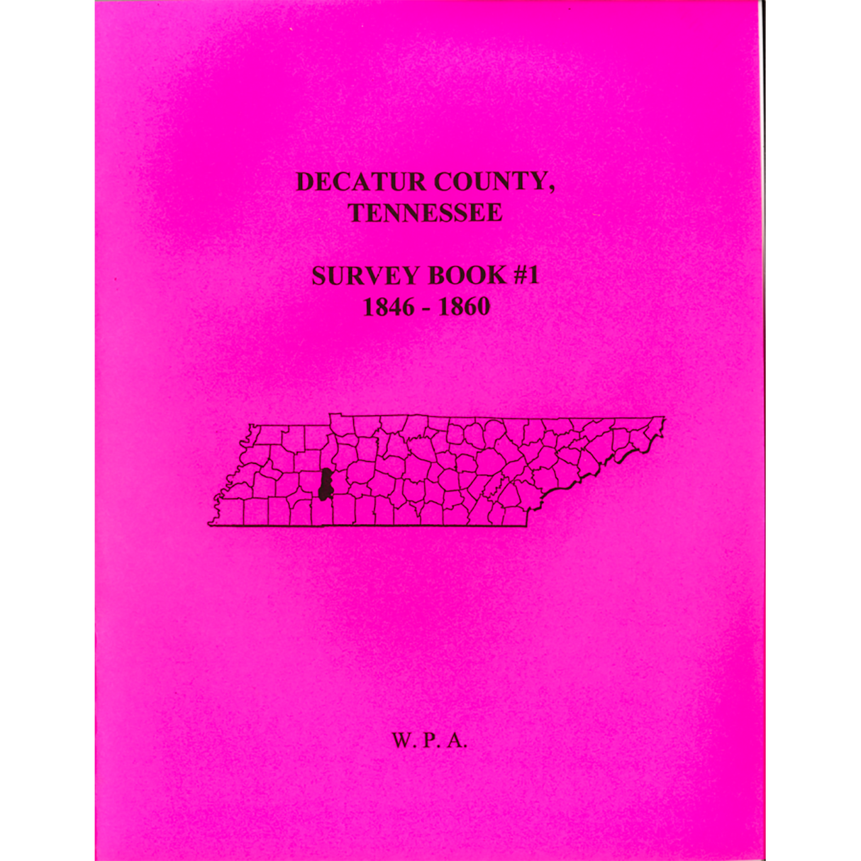 Decatur County, Tennessee Survey Book 1, 1846-1860