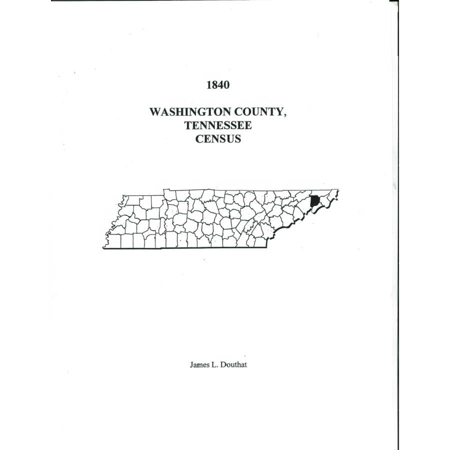 1840 Washington County, Tennessee Census