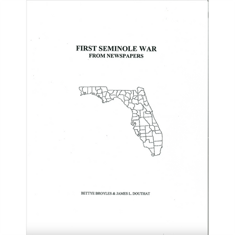 First Seminole War as Reported in the "Knoxville Register"