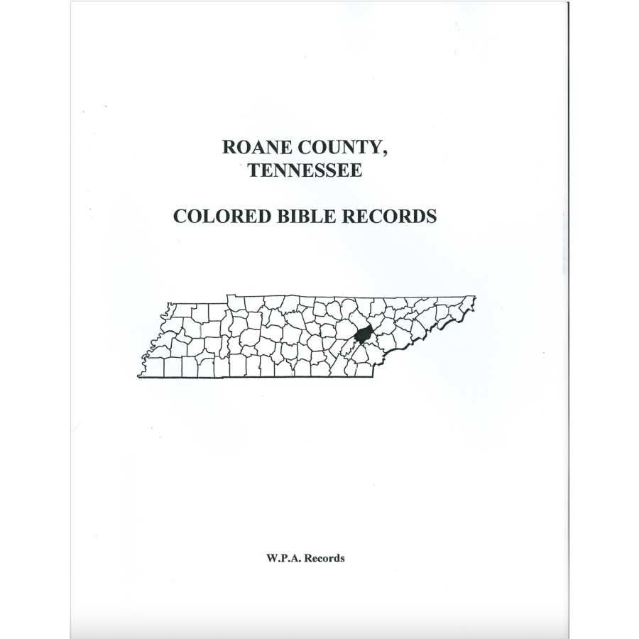 Roane County, Tennessee Colored Bible Records