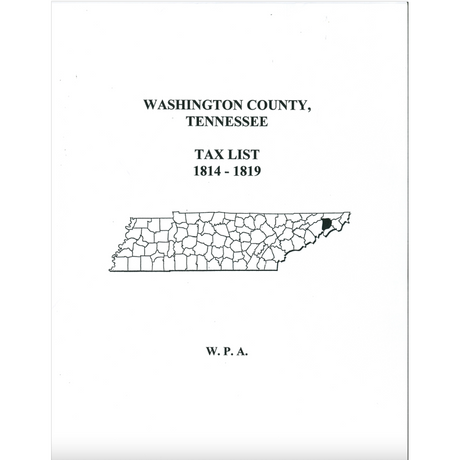 Washington County, Tennessee Tax List, 1814-1819
