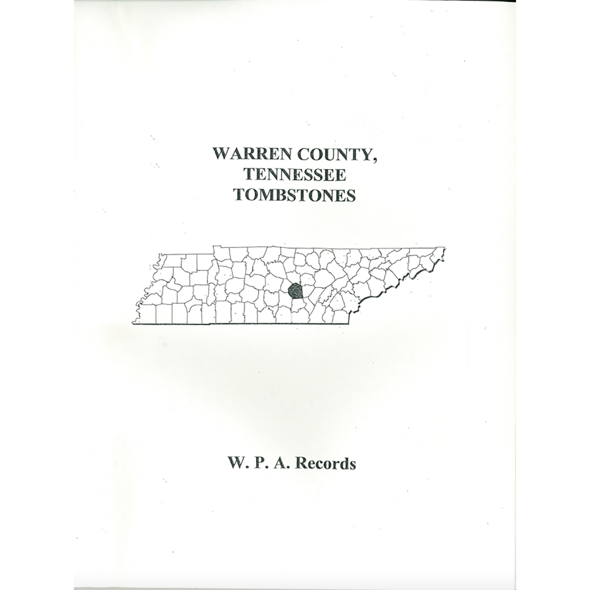 Warren County, Tennessee Tombstones