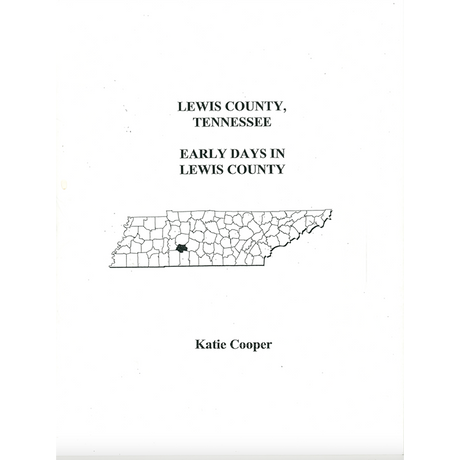 Early Days in Lewis County, Tennessee