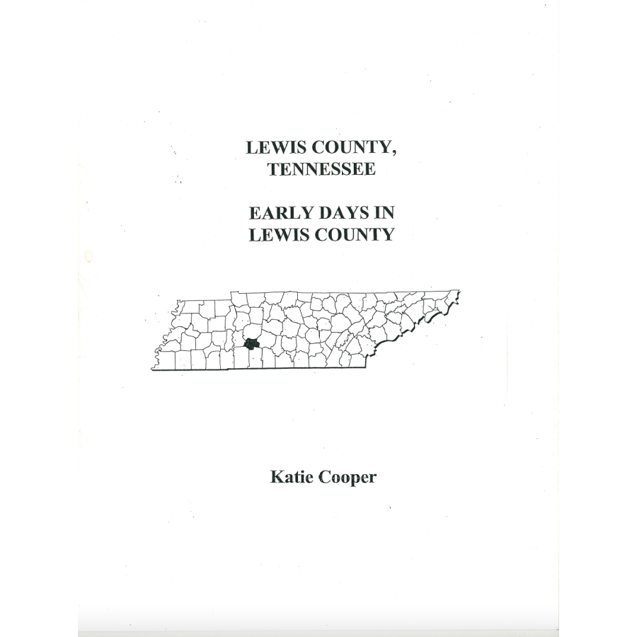 Early Days in Lewis County, Tennessee
