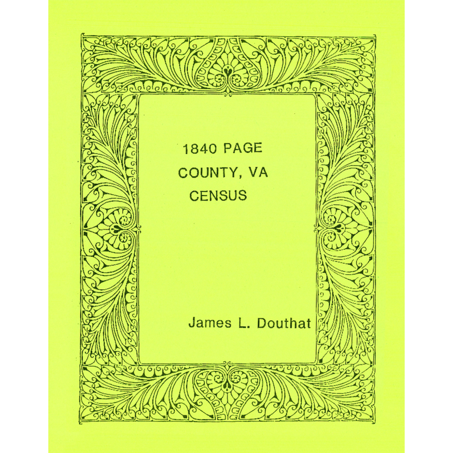 1840 Page County, Virginia Census