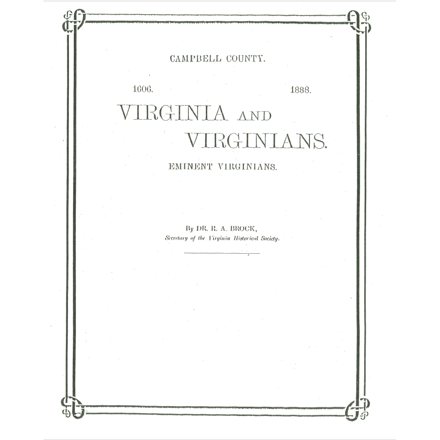 Campbell County, Virginia Biographies