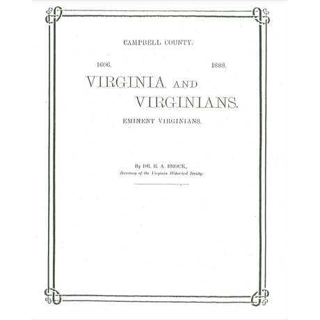 Campbell County, Virginia Biographies