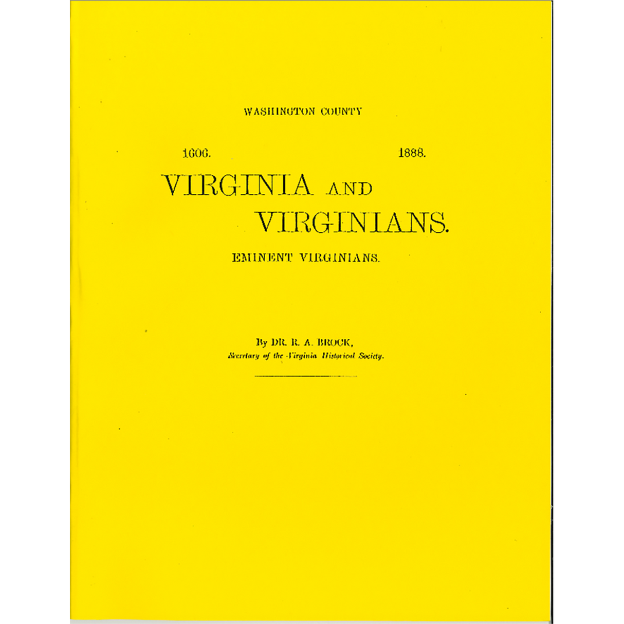 Washington County, Virginia Biographies