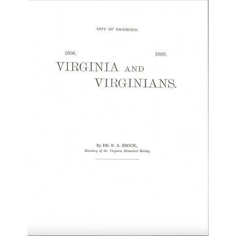 Richmond County, Virginia Biographies