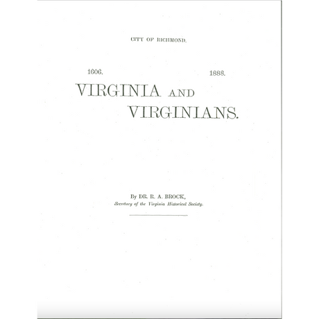 Richmond County, Virginia Biographies