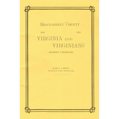 Montgomery County, Virginia and Virginians
