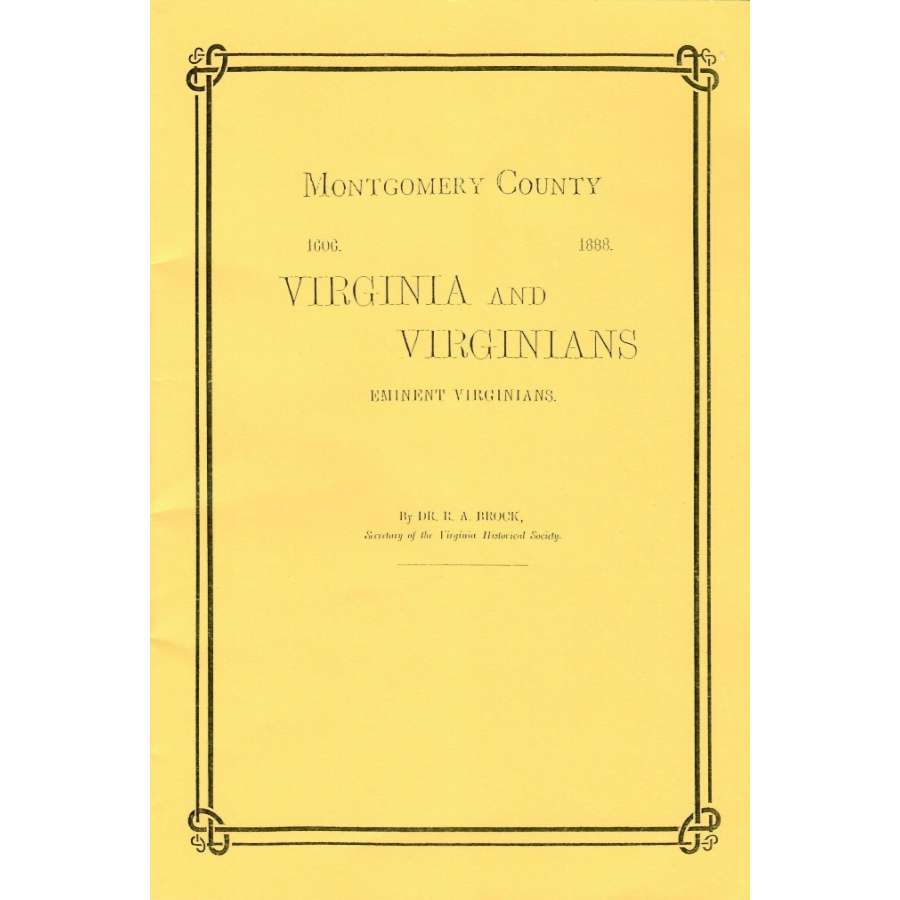 Montgomery County, Virginia and Virginians