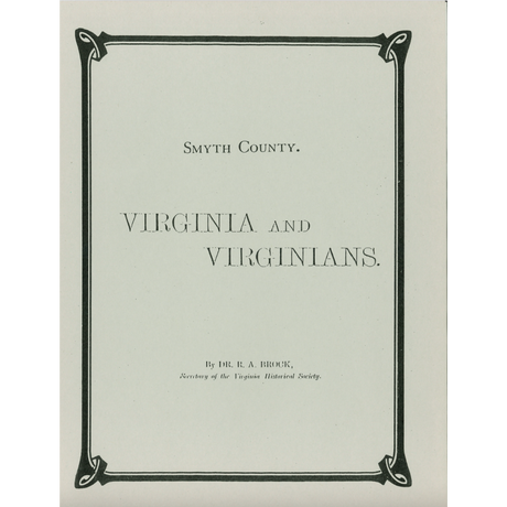 Smyth County, Virginia and Virginians