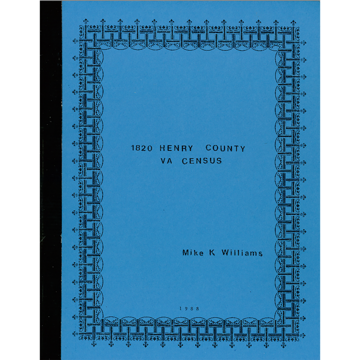 1820 Henry County, Virginia Census