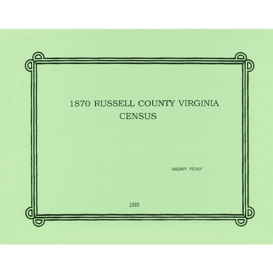 1870 Russell County, Virginia Census