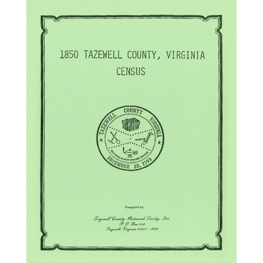 1850 Tazewell County, Virginia Census