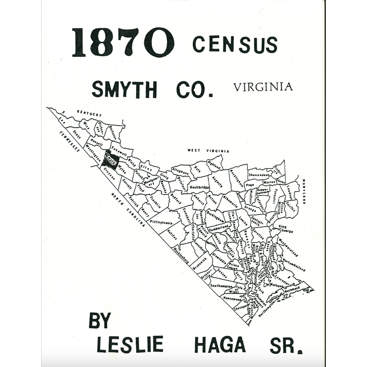 1870 Smyth County, Virginia Census