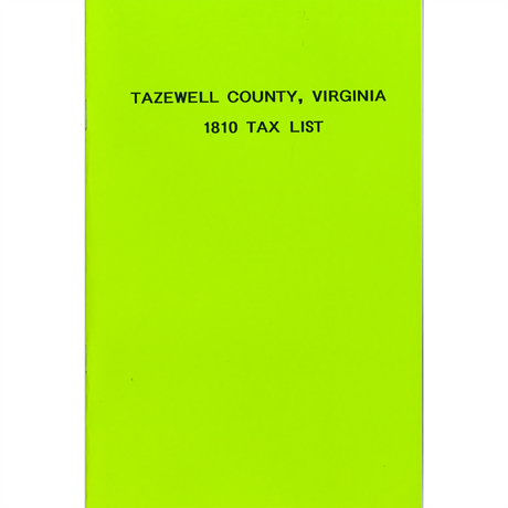 1810 Tazewell County, Virginia Census