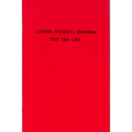 1810 Louisa County, Virginia Tax List