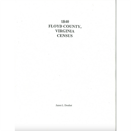 1840 Floyd County, Virginia Census
