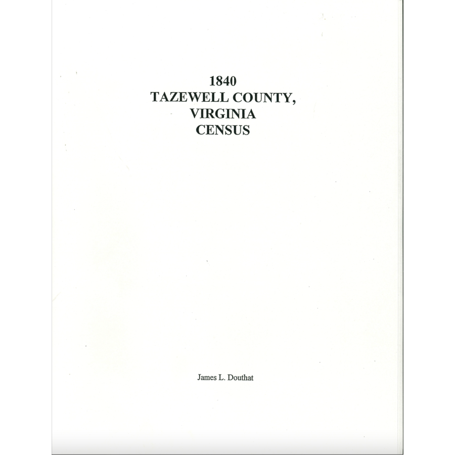 1840 Tazewell County, Virginia Census