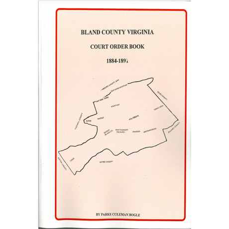 Bland County, Virginia Court Order Book 1884-1891