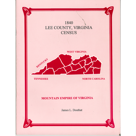 1840 Lee County, Virginia Census