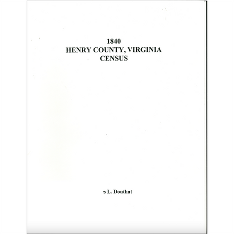 1840 Henry County, Virginia Census