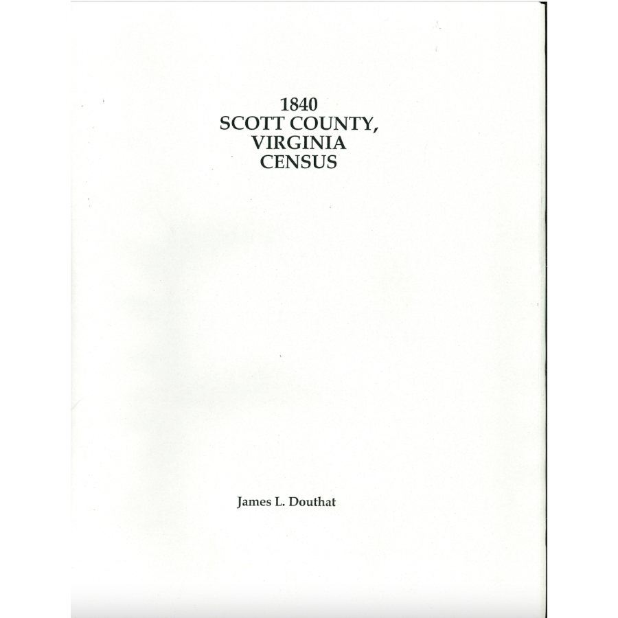 1840 Scott County, Virginia Census