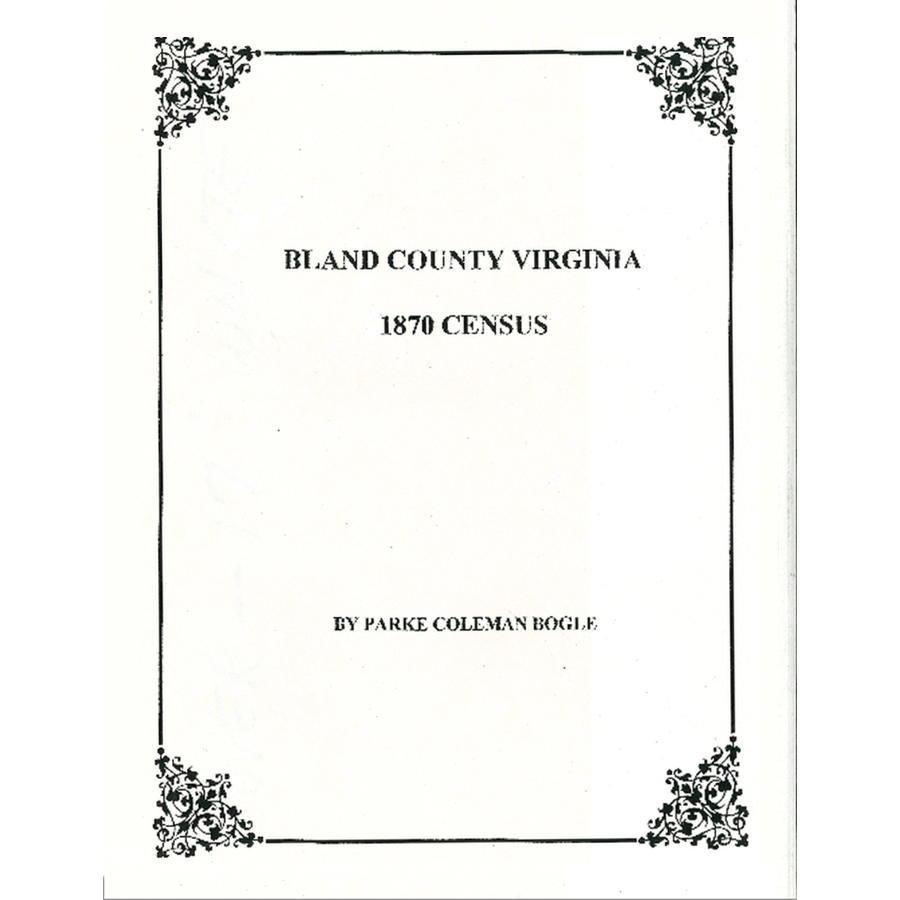 1870 Bland County, Virginia Census