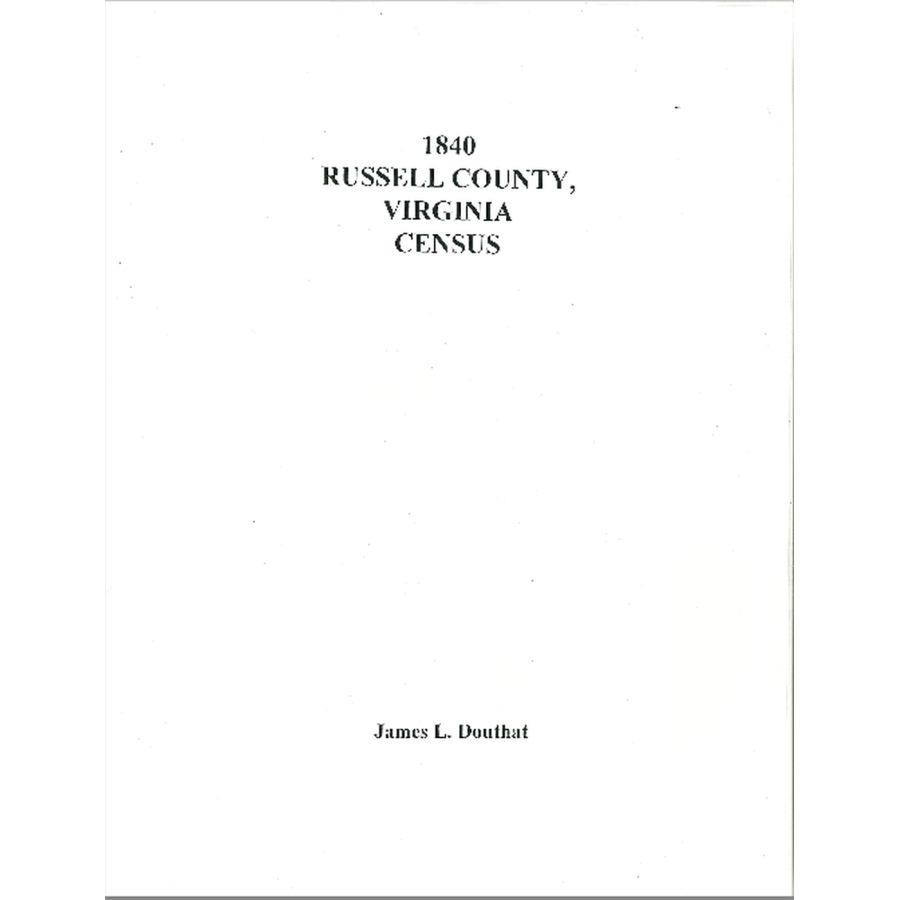 1840 Russell County, Virginia Census