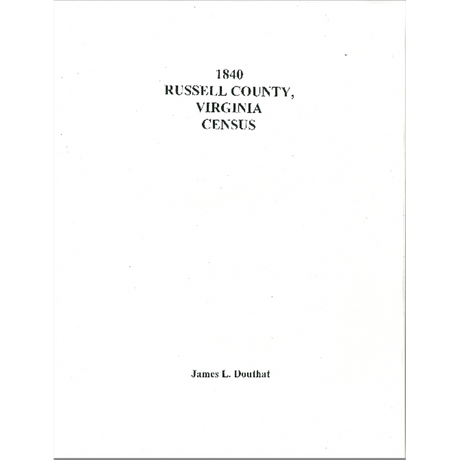 1840 Russell County, Virginia Census