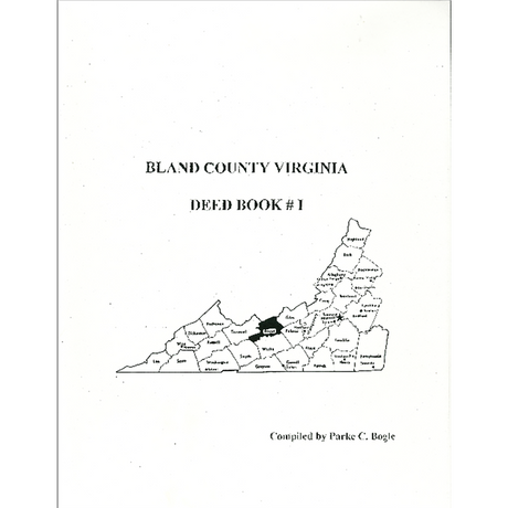 Bland County, Virginia Deed Book 1, 1861-1869