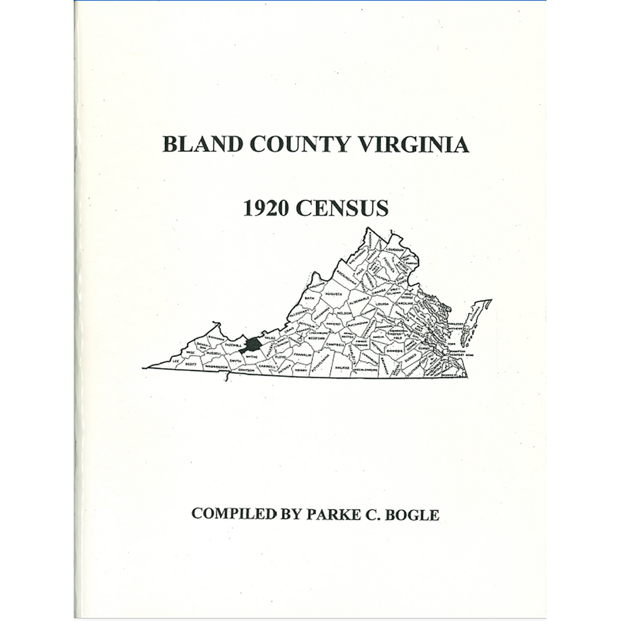 1920 Bland County, Virginia Census