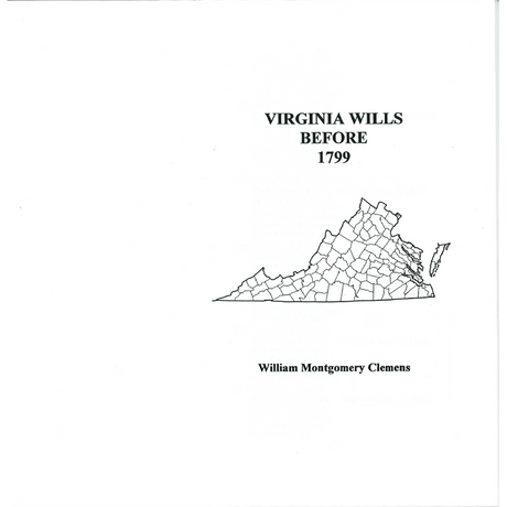 Virginia Wills Before 1799