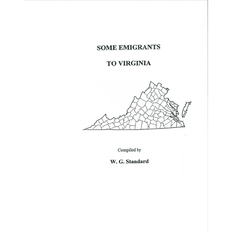 Some Emigrants to Virginia
