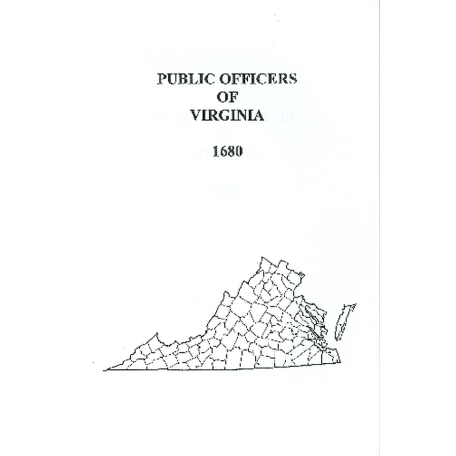 Public Officers of Virginia, 1680