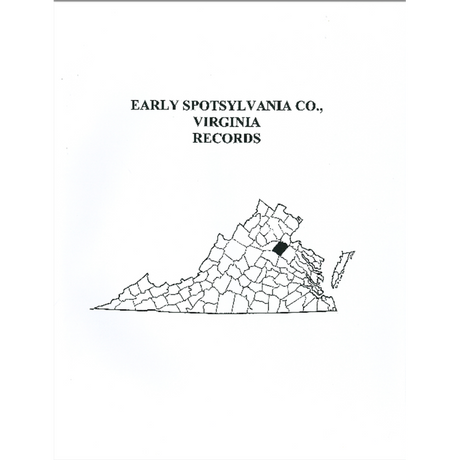 Early Spotsylvania County, Virginia Records