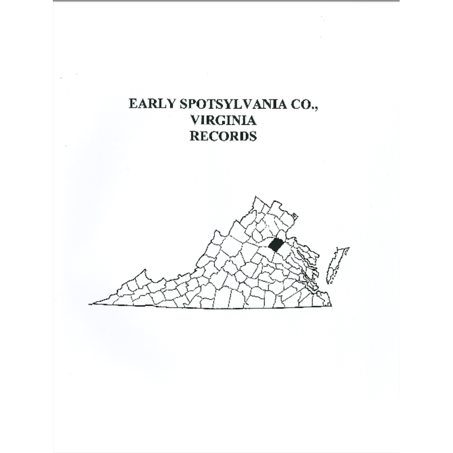 Early Spotsylvania County, Virginia Records